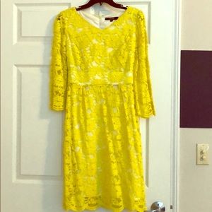 Bright yellow lace alex Marie dress